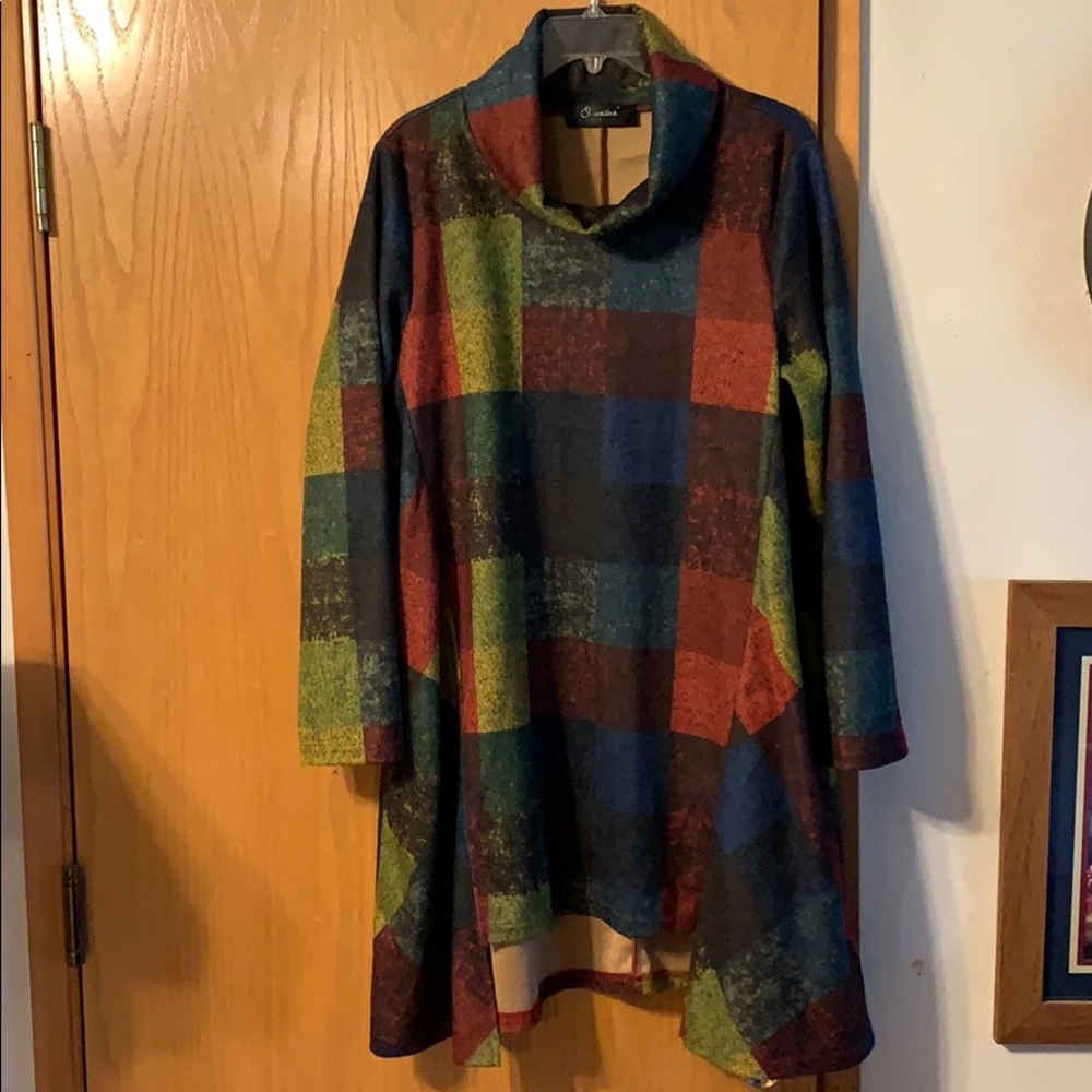 Dress or top over leggings